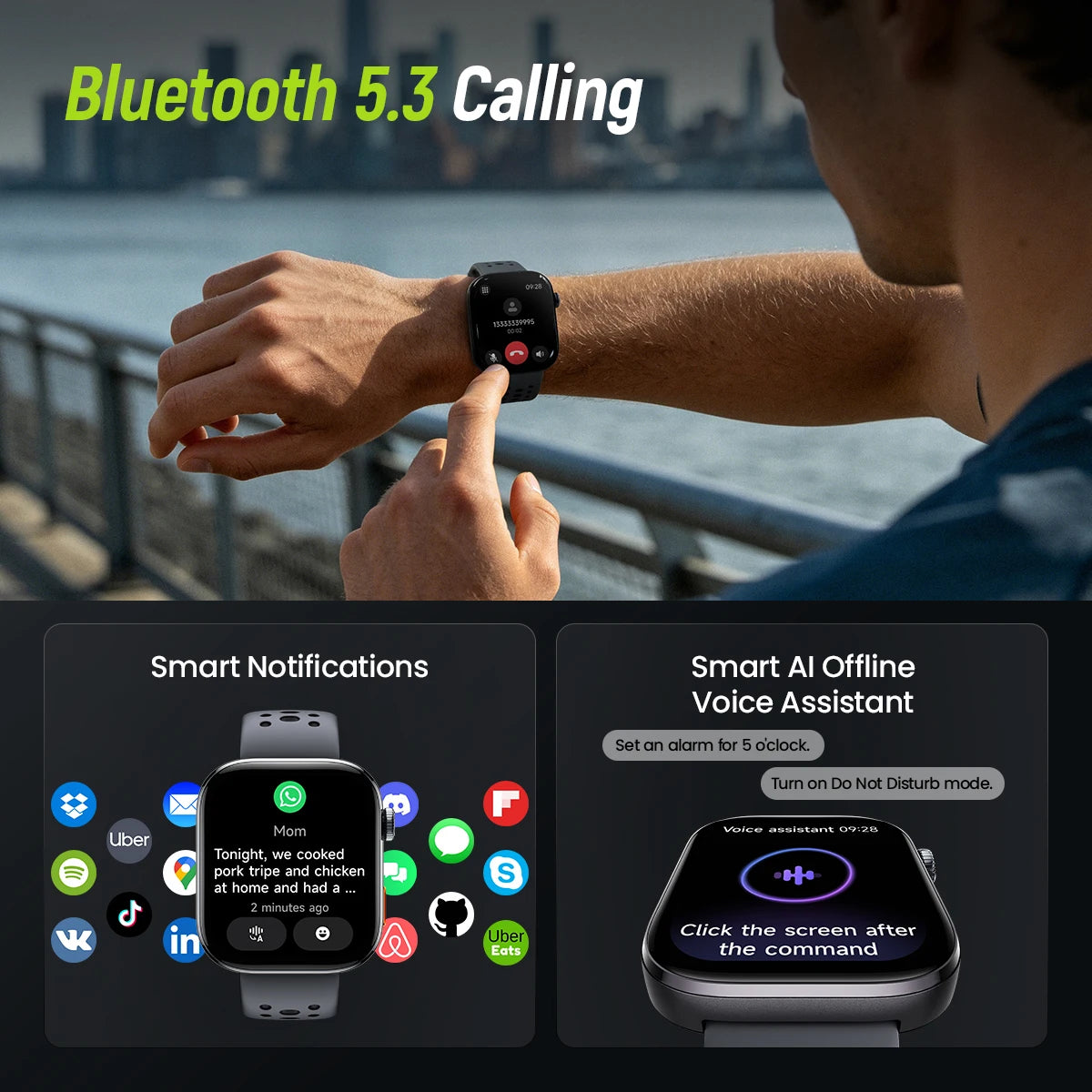 HAYLOU Watch Hyper | 1.97" AMOLED Dual-Band GPS Smartwatch