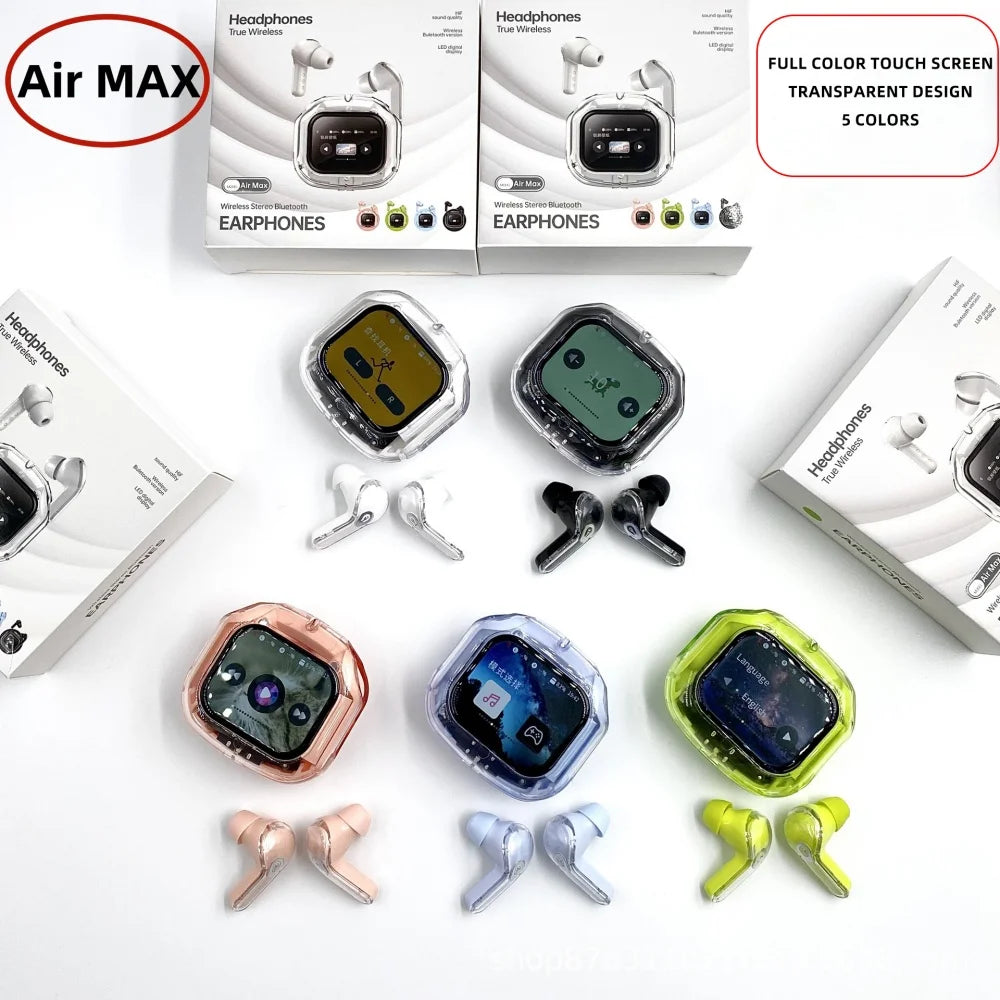 TWS Earbuds – LCD Screen, HiFi, Noise Reduction