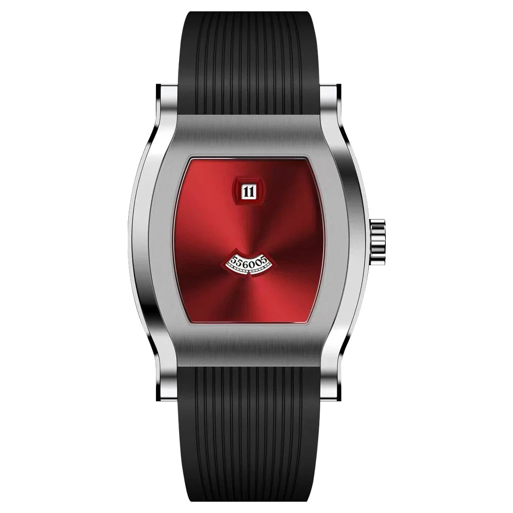 Specht & Söhne Retro Square Jump Hour Watch – Seagull Movement, Sapphire, 50M