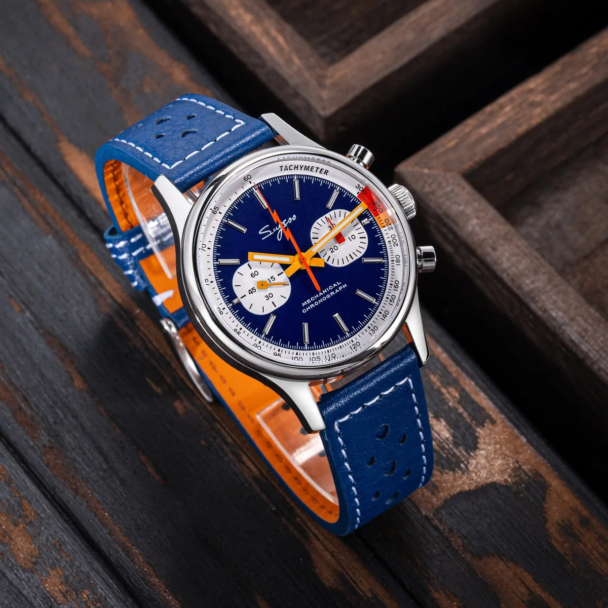 Sugess Pilot Chronograph Watch – ST19 Swanneck Movement