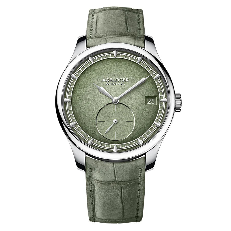 AGELOCER Petite Seconde Automatic Watch – In-House Movement, Luxury Men's Timepiece