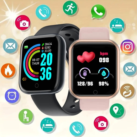 Y68 Smartwatch | Fitness Tracker for Android & iOS
