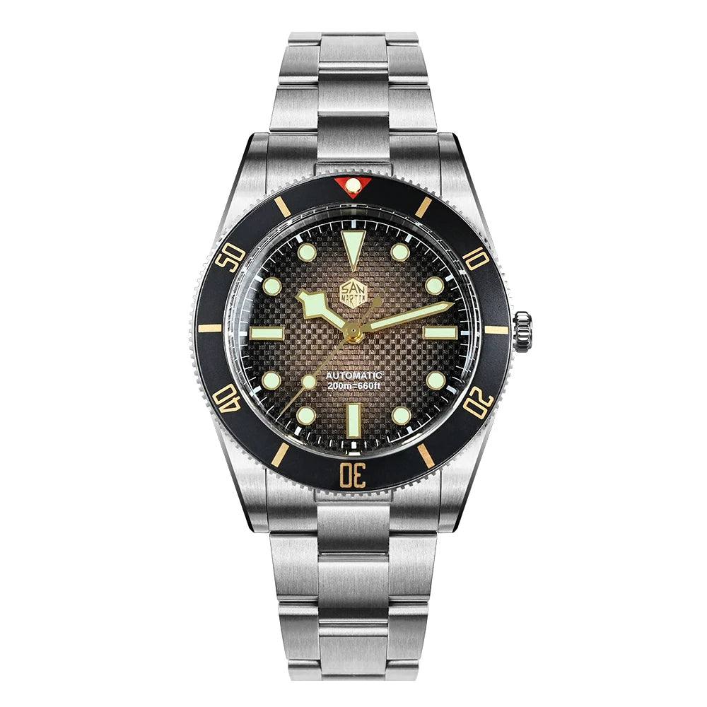 San Martin 37mm Multiple Colors BB54 ST2130 Vintage Diving Wristwatch For Men OTF Clasp BGW-X1 Lume 20ATM Reloj Hombre SN0138GB