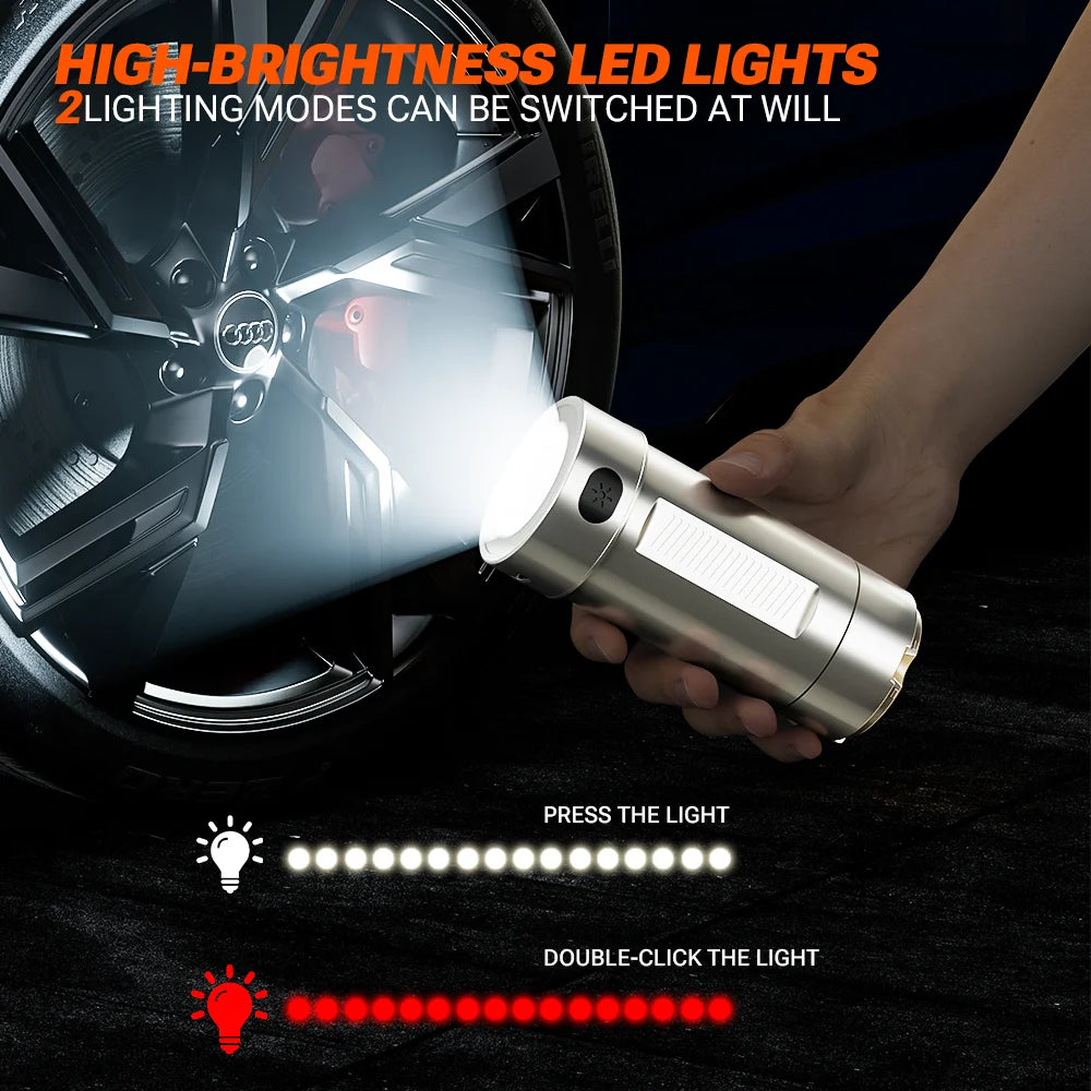 SZUK Cordless Car Vacuum & Blower – 20KPa Handheld Cleaner with HEPA Filter & LED Light