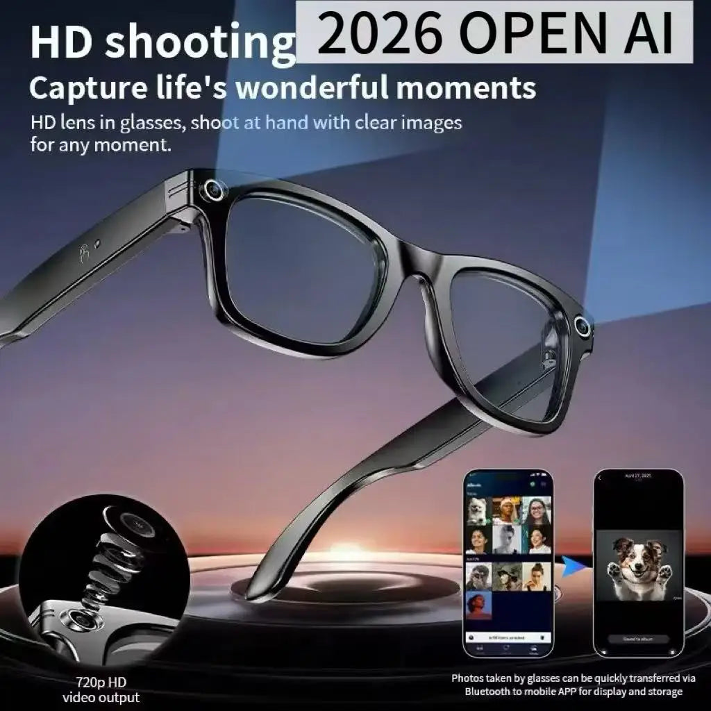 Meta AI Smart Glasses | 13MP Camera & Bluetooth