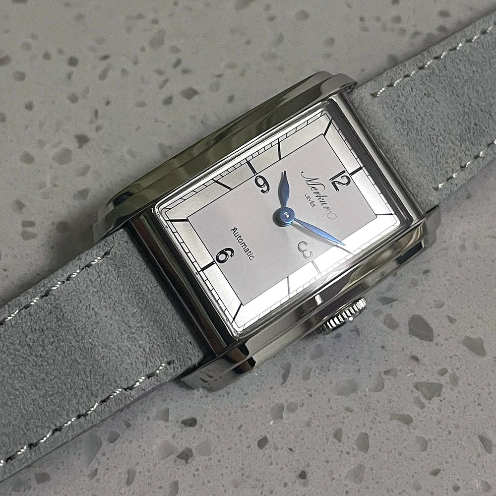 MERKUR NH05 Rectangle Retro Automatic Watch – Sapphire, NH05 Movement