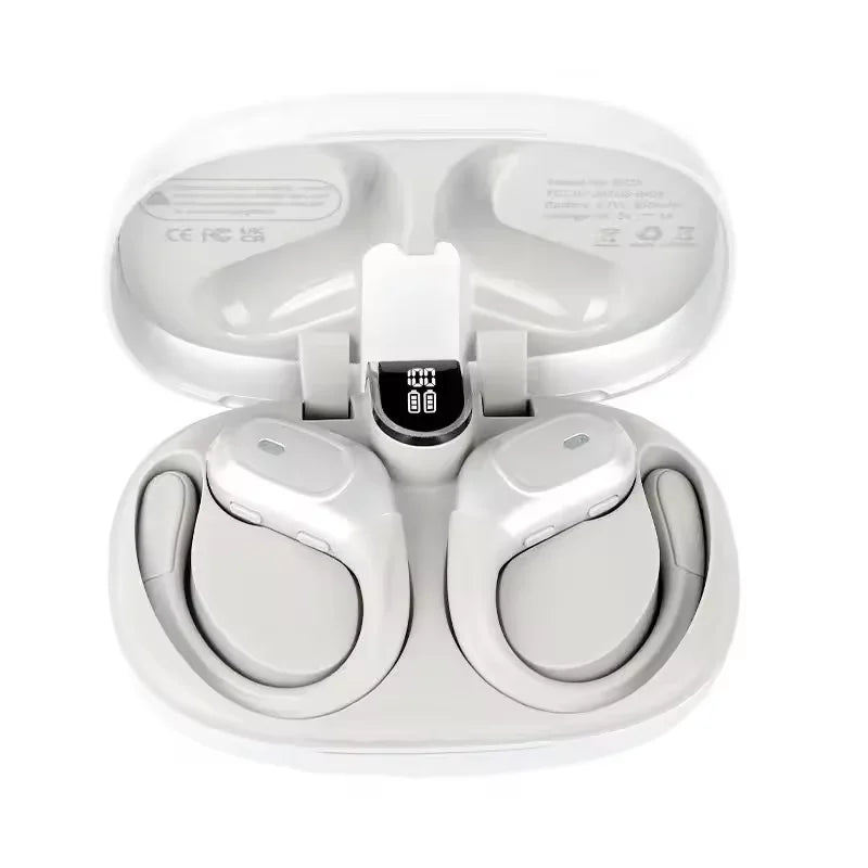 Wireless Sport Earbuds – 80H Battery, Earhook, ANC Mic