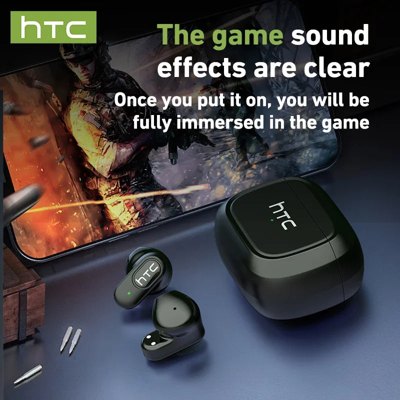 HTC NE51 – AI Translator TWS Earbuds, Ultralight