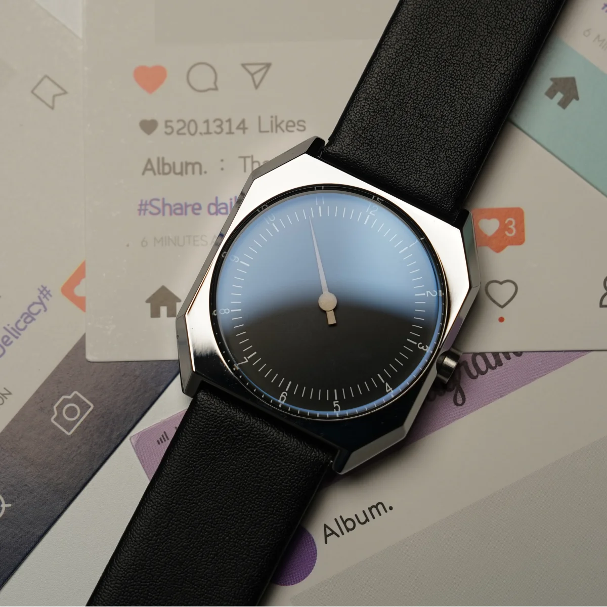 SKU Vintage Slow Watches for Man Luxury Brand High Quality Vintage Style Quartz Rare Watch Unique Design Fashion Wrist Mens Watc
