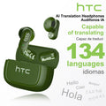 HTC NE51 – AI Translator TWS Earbuds, Ultralight