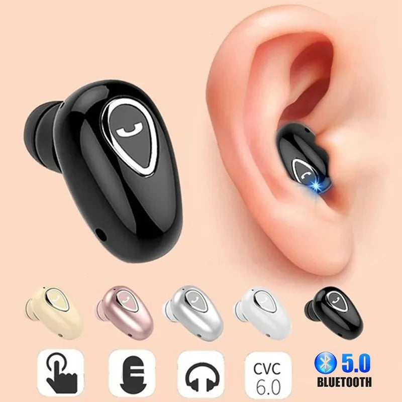 Mini Invisible Earbuds – BT 5.0, HiFi, Gaming