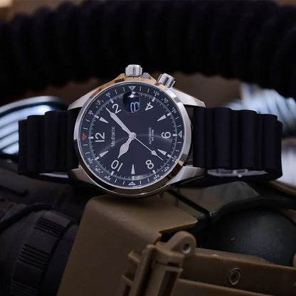 Milifortic S089 Field Sport Watch – 39.5mm Automatic, Compass Bezel, Sapphire