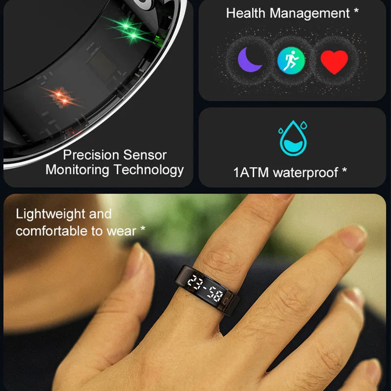 R11C Smart Ring | Heart Rate & Sleep Monitor Waterproof