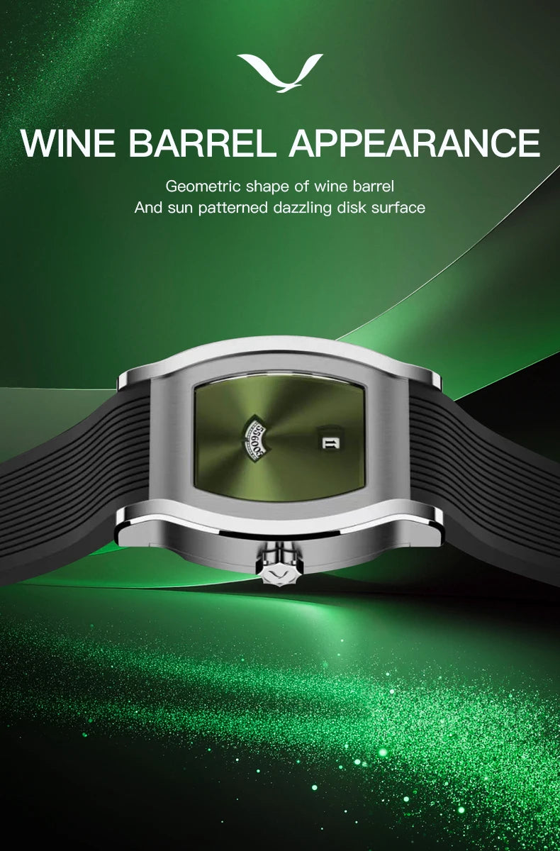 Specht & Söhne Jump Hour Automatic Mechanical Watch – Sapphire Crystal