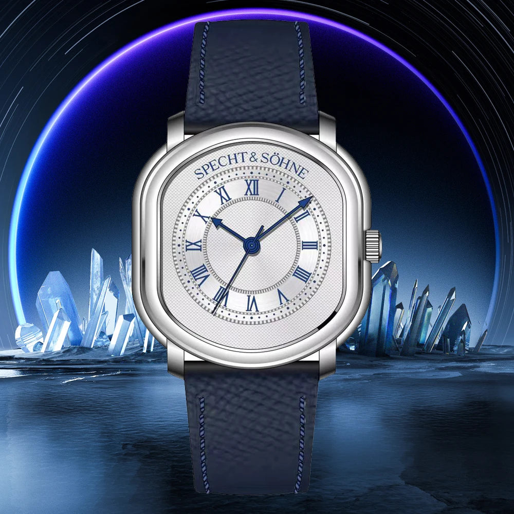 Specht & Söhne 2025 New 35MM Men's Watches Top brand Luxury Vintage Watch For Men Japan VH31 Movt Sapphire Crystal Waterproof