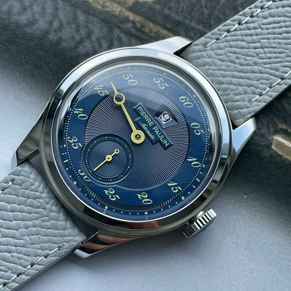 Pierre Paulin Jumping Hour Watch – Salmon Dial, ST17 Automatic, 38mm, Date