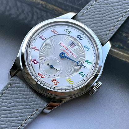 Pierre Paulin Jumping Hour Watch – Salmon Dial, ST17 Automatic, 38mm, Date