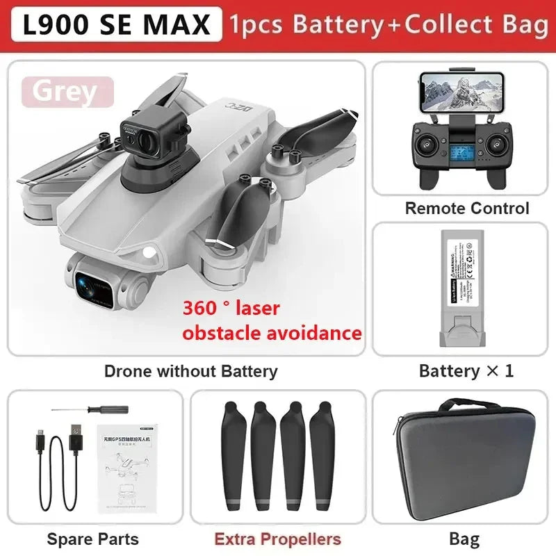 L900 Pro MAX 4K GPS Drone – Brushless Motor
