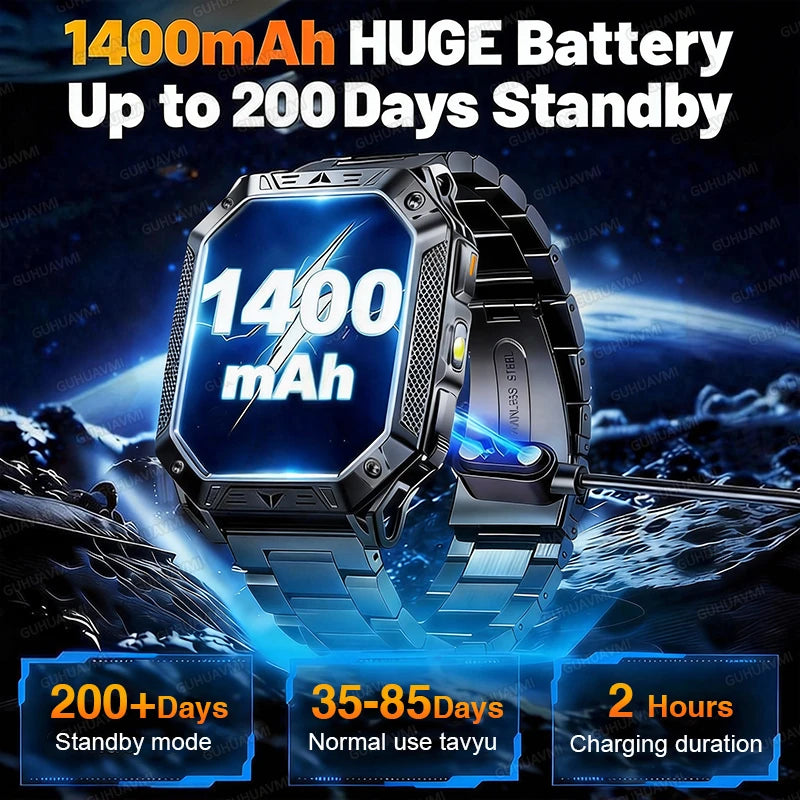 TANK Military GPS Smart Watch | AMOLED 10ATM