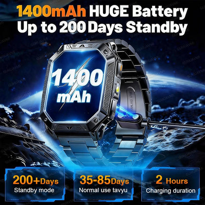 TANK Military GPS Smart Watch | AMOLED 10ATM