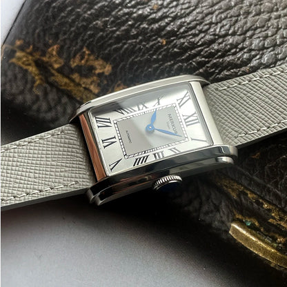 MERKUR NH05 Rectangle Retro Automatic Watch – Sapphire, NH05 Movement