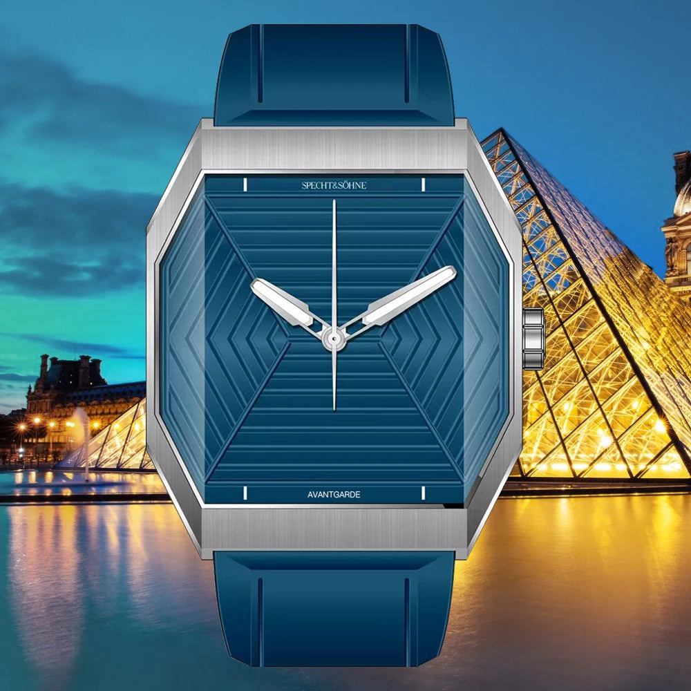 Specht & Söhne Octagon Sport Watch – VH31 Sweep Quartz, 3D Sapphire, 36.5mm