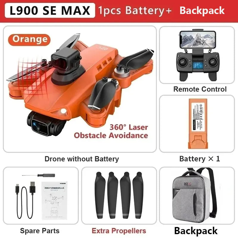L900 Pro MAX 4K GPS Drone – Brushless Motor