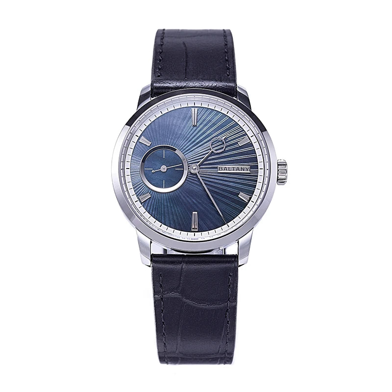 Baltany S4128 Micro-Rotor Automatic Watch – MOP Dial, Sapphire, Exhibition Caseback