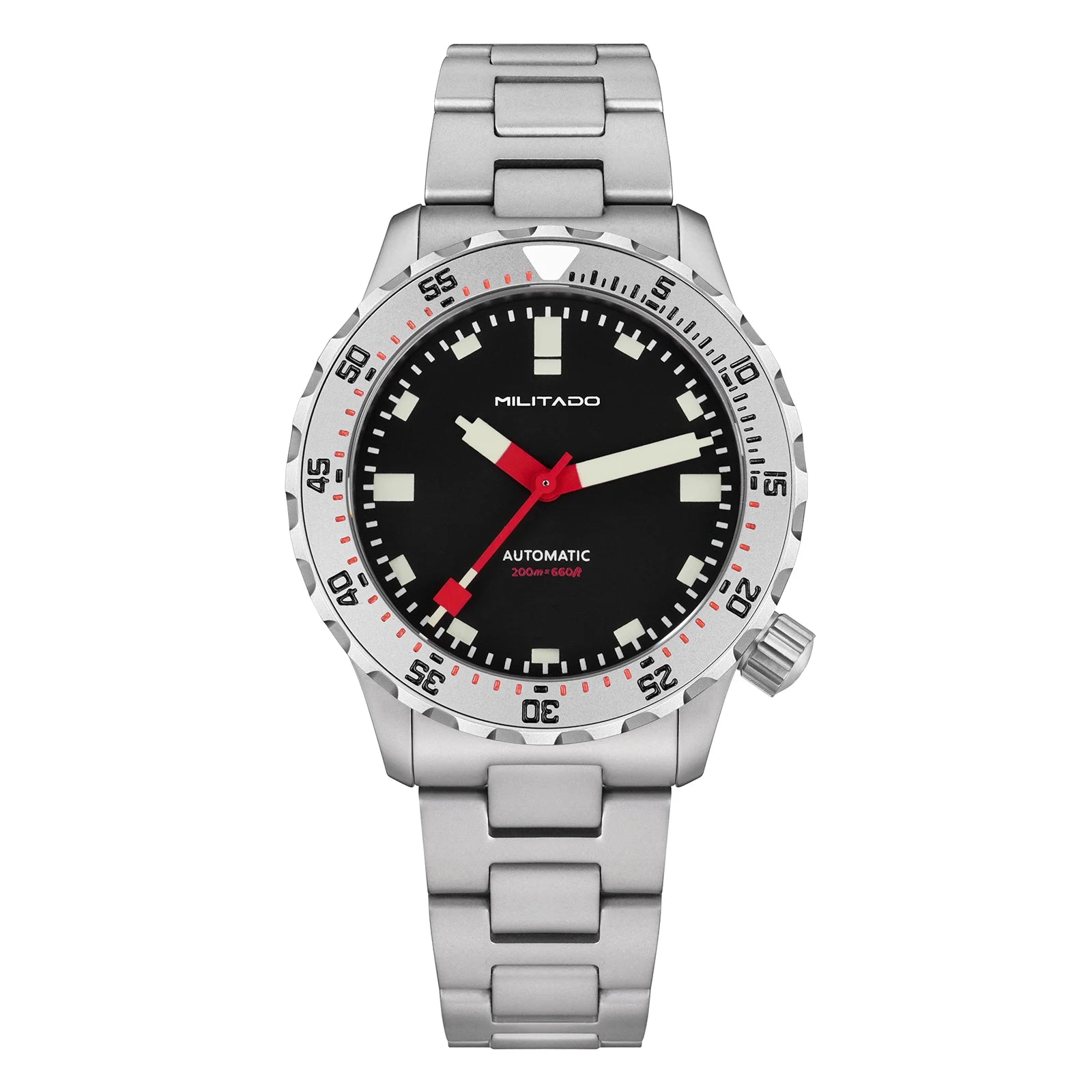 MILITADO ML20 Automatic Diver Watch – 39mm PT5000, Sapphire Crystal, 200m
