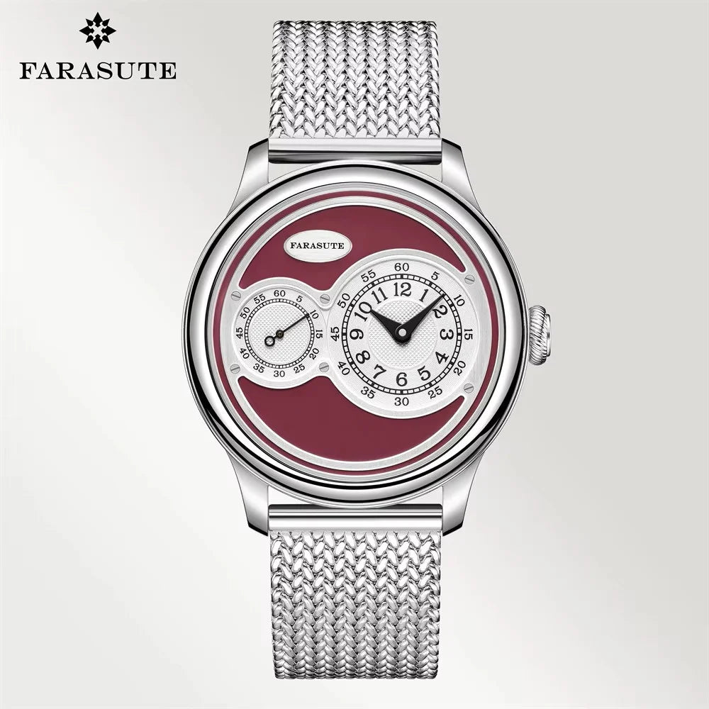 FARASUTE Casual Automatic Mechanical Watch – Sapphire, Stainless Steel, 5Bar