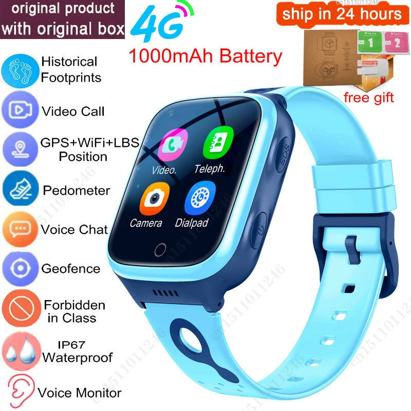 KGG 4G Kids Smart Watch | GPS WiFi Video Call & SOS