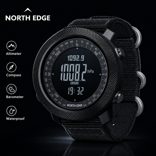 NORTH EDGE Military Sport Watch – Altimeter & Compass