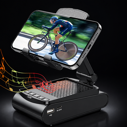 Wireless 5.1 Speaker & Phone Stand – 1500mAh