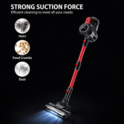 Cordless stick vacuum 17000PA, dark studio