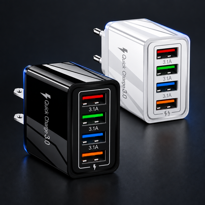 4-Port USB Wall Charger