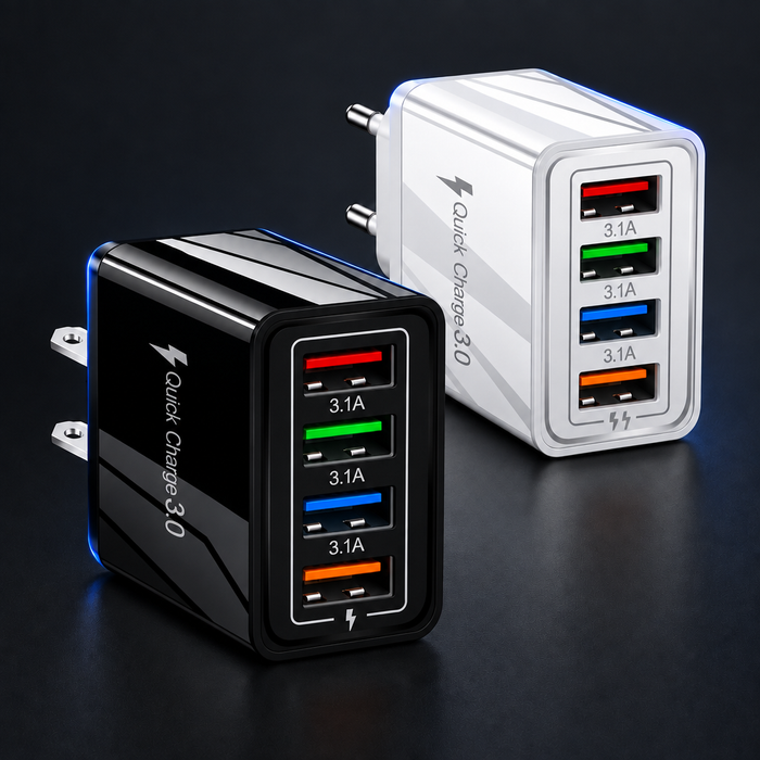 4-Port USB Wall Charger