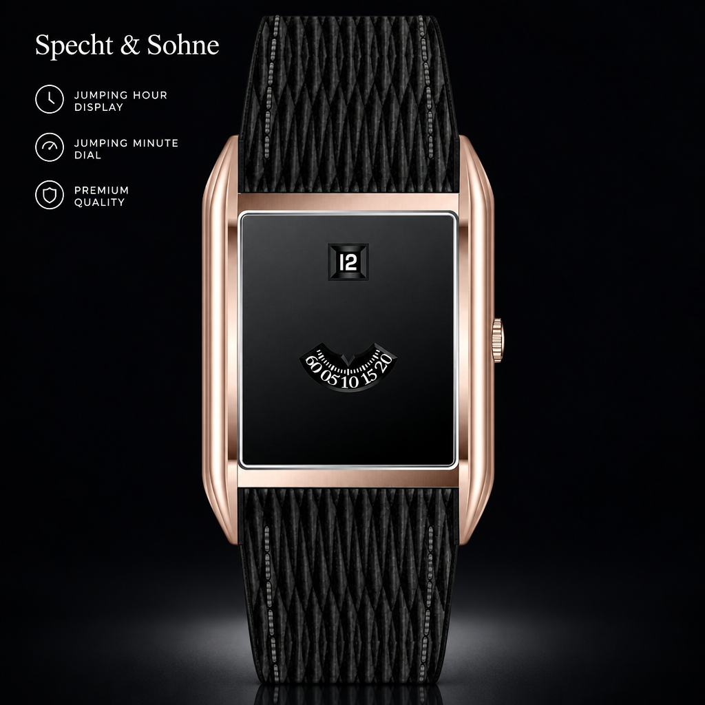 Specht & Söhne Creative Seagull St17 Jumping Hour Watch – Retro, Sapphire, 5Bar