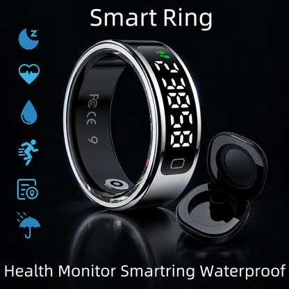 R11C smart ring, dark studio