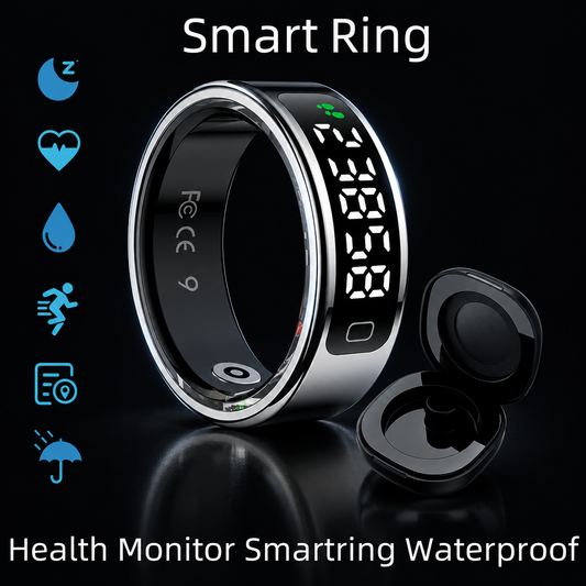 R11C smart ring, dark studio